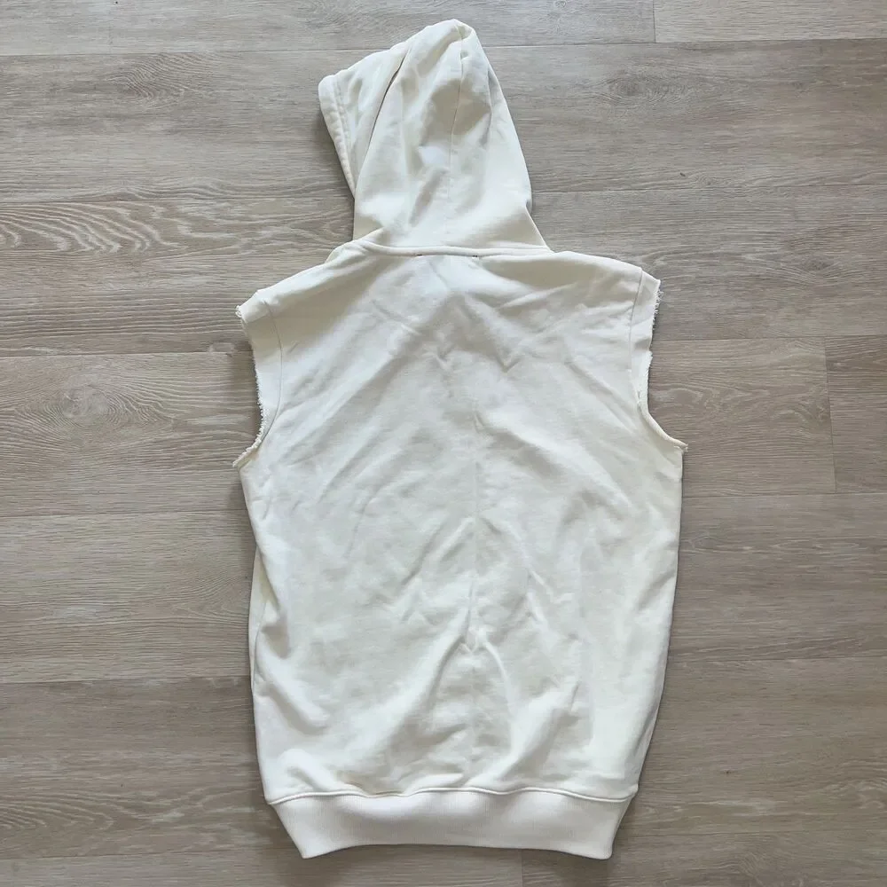 Gucci x The North Face Sleeveless Cotton Sweatshirt Hoodie-Size XS